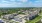 a high angle view of an apartment complex