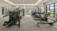 a gym with exercise equipment