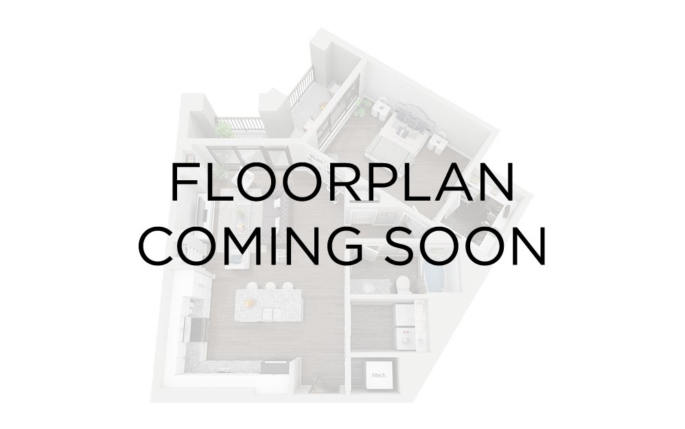 A1 - 1 bedroom floorplan layout with 1 bathroom and 680 square feet A1 - 1 bedroom floorplan layout with 1 bathroom and 680 square feet
